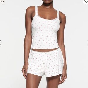 SKIMS soft lounge lace tank